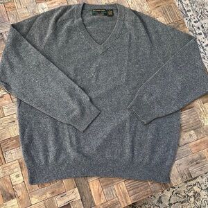 Alexander Julian Cashmere Gray Men’s Sweater